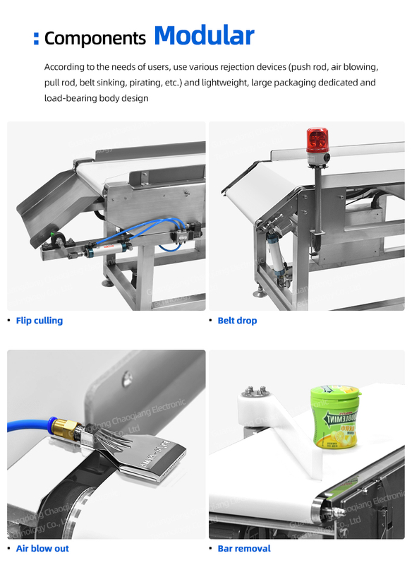 balança Food Check Weigher com transportador