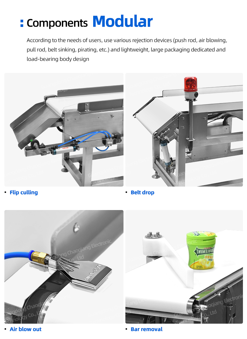 balança Food Check Weigher com transportador