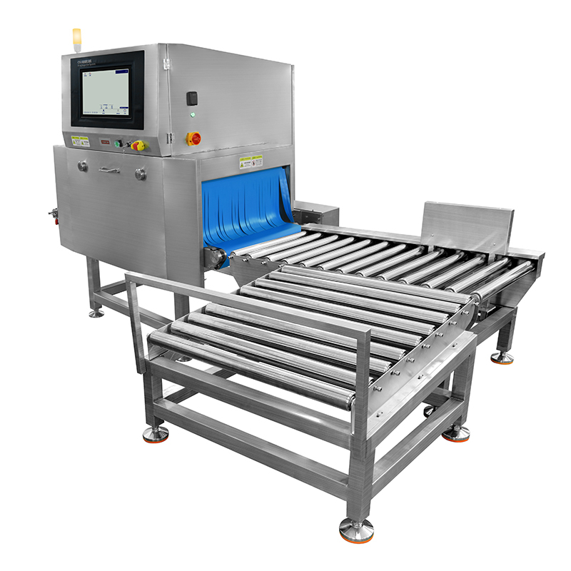 X Sistema de inspeção de raios, sistemas industriais de raios, colocando alimentos na máquina de raios-X, máquina de inspeção de raio x