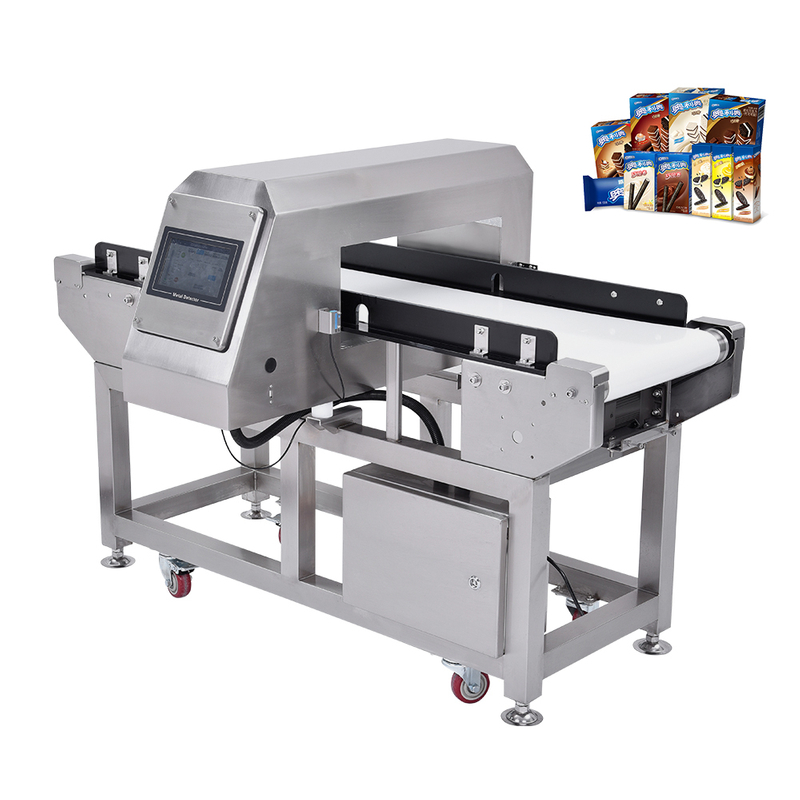 Detector de metais para embalagem de papel alumínio, detector de metal de chocolate ， Detector de metal para indústria de alimentos