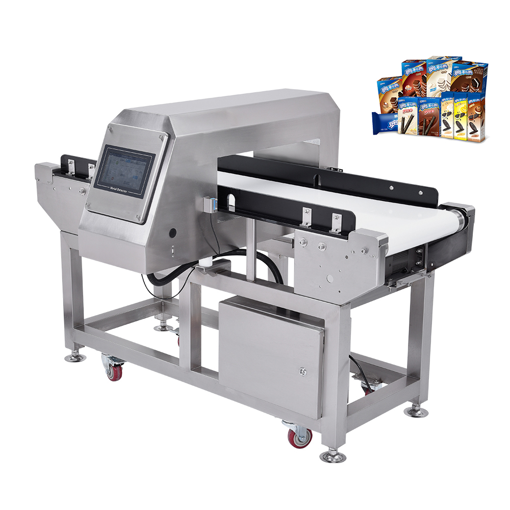 Detector de metais para embalagem de papel alumínio, detector de metal de chocolate ， Detector de metal para indústria de alimentos