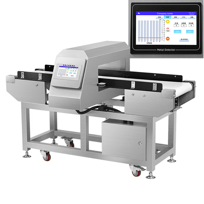 Detector de metais para embalagem de papel alumínio, detector de metal de chocolate ， Detector de metal para indústria de alimentos