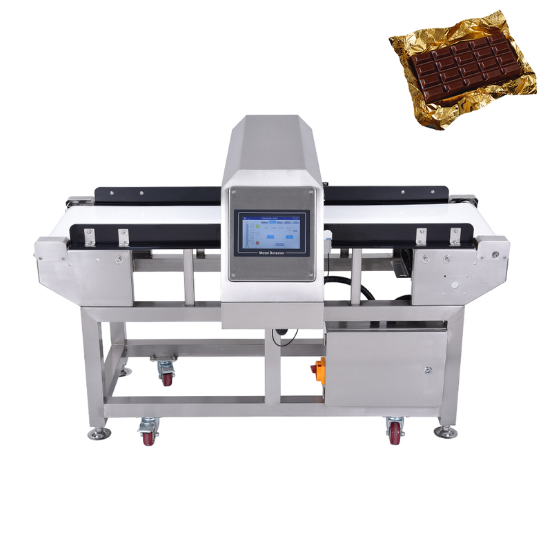 Detector de metais para embalagem de papel alumínio, detector de metal de chocolate ， Detector de metal para indústria de alimentos