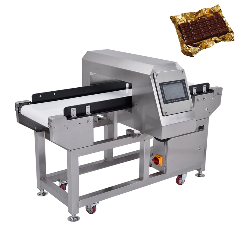 Detector de metais para embalagem de papel alumínio, detector de metal de chocolate ， Detector de metal para indústria de alimentos