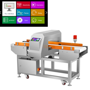 Detector de metais industriais para alimentos